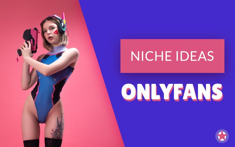 gamer girl next to text: onlyfans niche ideas